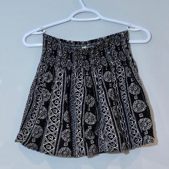 Hollister Tribal Print High Waisted Mini Skirt